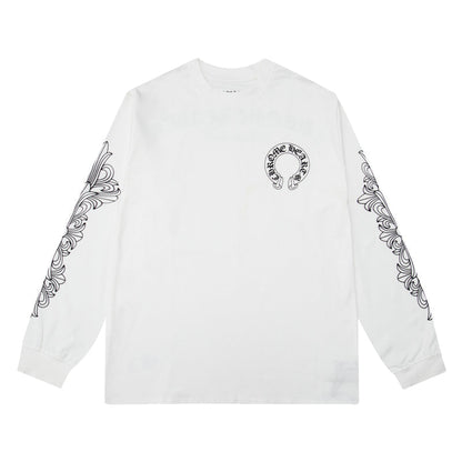 クロムハーツ メンズ長袖Tシャツ スウェット K8005