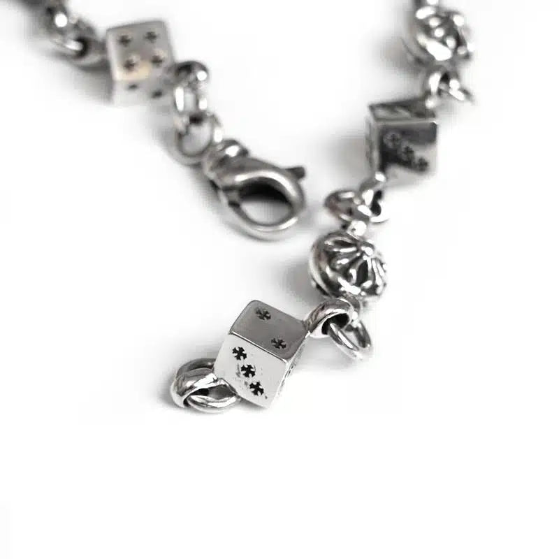 クロムハーツ DICE AND CROSSBALL BRACELET -4