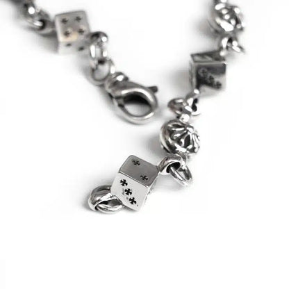 クロムハーツ DICE AND CROSSBALL BRACELET -4