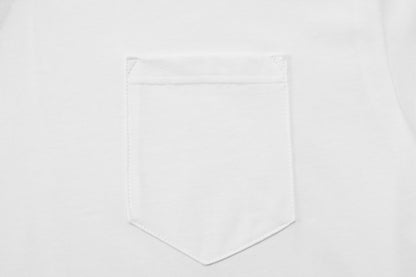 クロムハーツ サンスクリット ポケット＆ネック レタープリント Tシャツ TB02