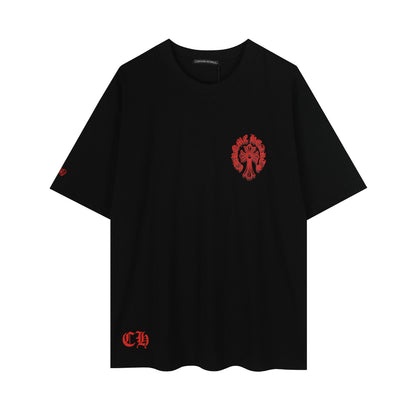 Chrome Hearts ブラッディフローラルクロス ヴィンテージウォッシュド Tシャツ 2627