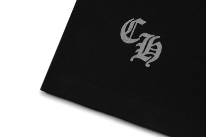 クロムハーツ リフレクティブ シルバーグレー フローラルクロス ヴィンテージウォッシュ Tシャツ 2626