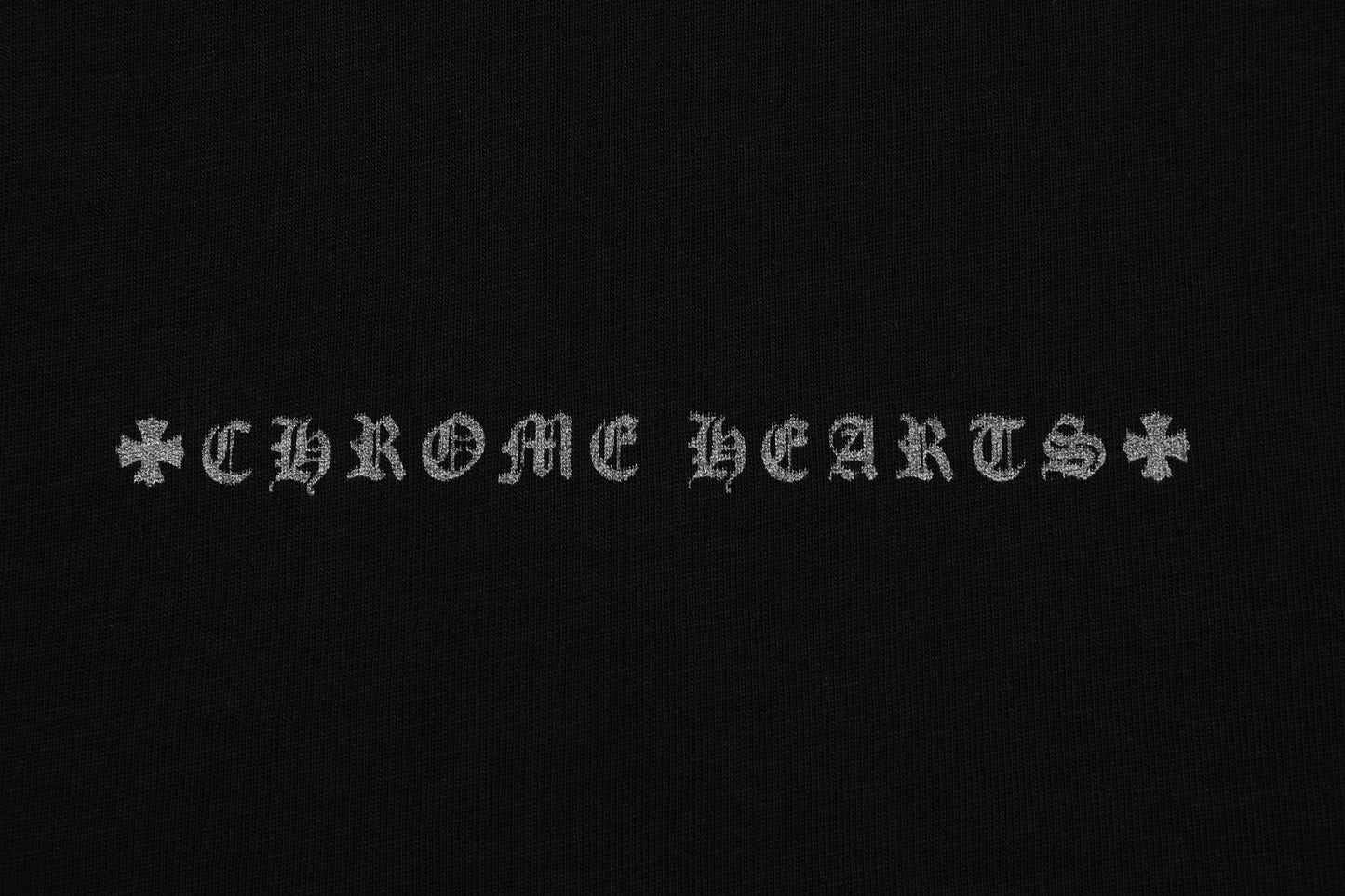 クロムハーツ リフレクティブ シルバーグレー フローラルクロス ヴィンテージウォッシュ Tシャツ 2626