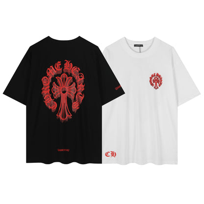 Chrome Hearts ブラッディフローラルクロス ヴィンテージウォッシュド Tシャツ 2627