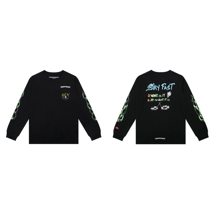 クロムハーツ メンズ 長袖 Tシャツ スウェット K8004