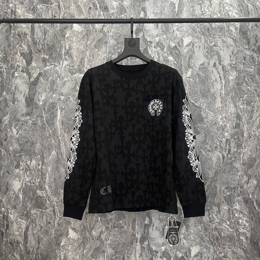 Chrome Hearts Men's Long-Sleeve T-shirt Sweatshirt K9019