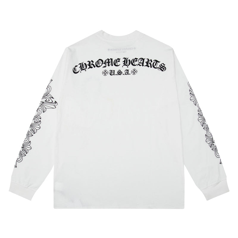 クロムハーツ メンズ長袖Tシャツ スウェット K8005