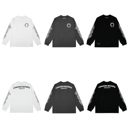 クロムハーツ メンズ長袖Tシャツ スウェット K8005