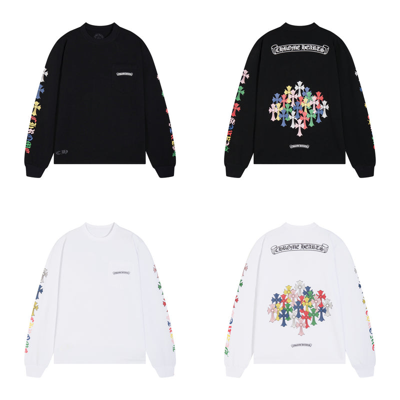 Chrome Hearts メンズ長袖Tシャツ スウェット K8015