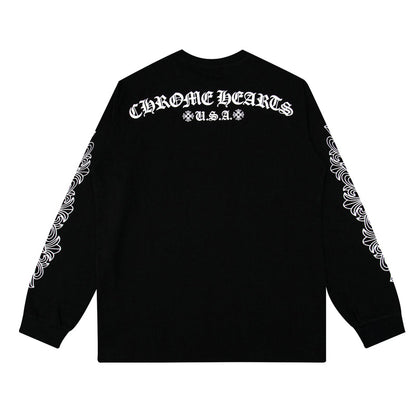 クロムハーツ メンズ長袖Tシャツ スウェット K8005