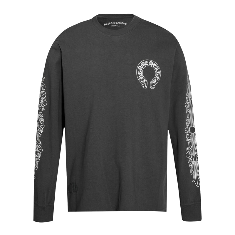 クロムハーツ メンズ長袖Tシャツ スウェット K8005