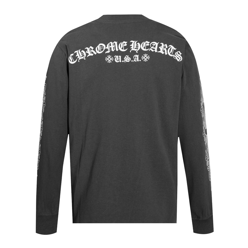 クロムハーツ メンズ長袖Tシャツ スウェット K8005
