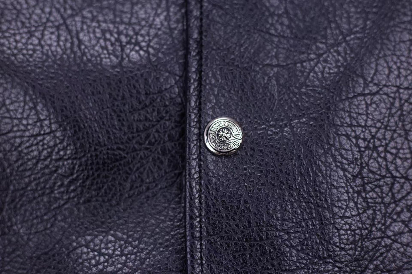 クロムハーツ 刺繍スリーブ バーシティジャケット - ブラック ストリートウェアコート 5577