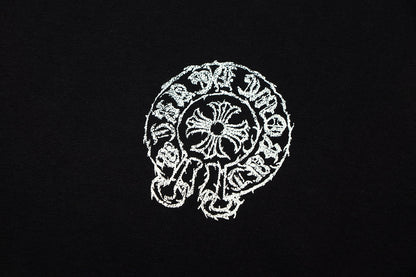クロムハーツ サンスクリット ホースシュー クロス Tシャツ TB36