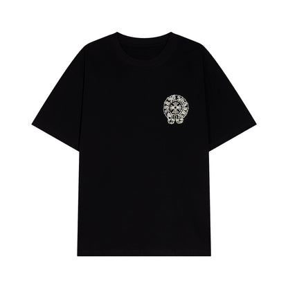 クロムハーツ サンスクリット ホースシュー クロス Tシャツ TB36