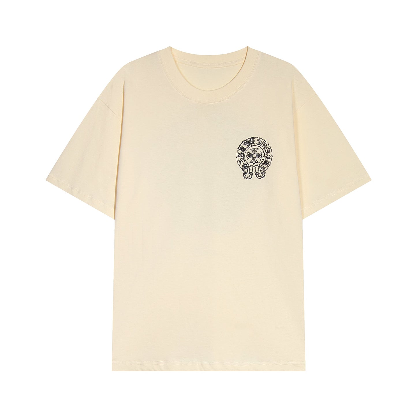 クロムハーツ サンスクリット ホースシュー クロス Tシャツ TB36