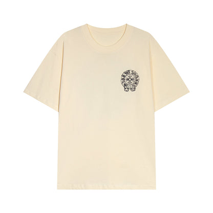 クロムハーツ サンスクリット ホースシュー クロス Tシャツ TB36