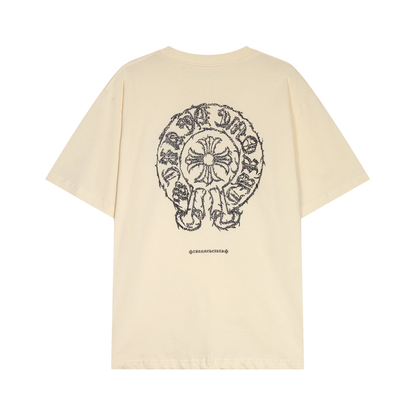 クロムハーツ サンスクリット ホースシュー クロス Tシャツ TB36