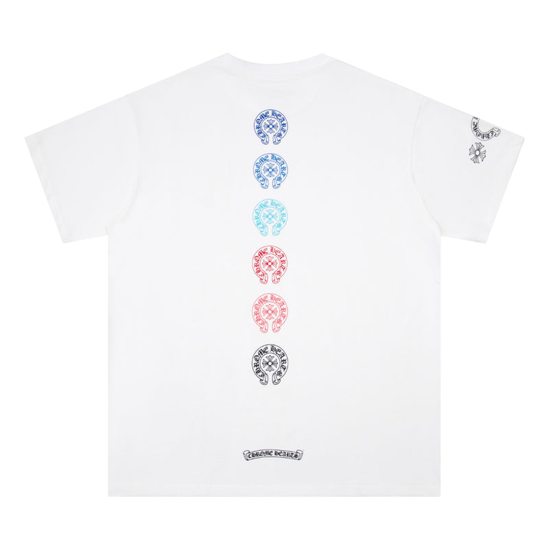 Chrome Hearts マルチカラー ホースシュー Tシャツ K6048