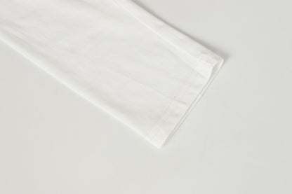 クロムハーツ ロゴ フラッグ 長袖 Tシャツ - ブラック ホワイト ゴシック ストリート Tシャツ K2126
