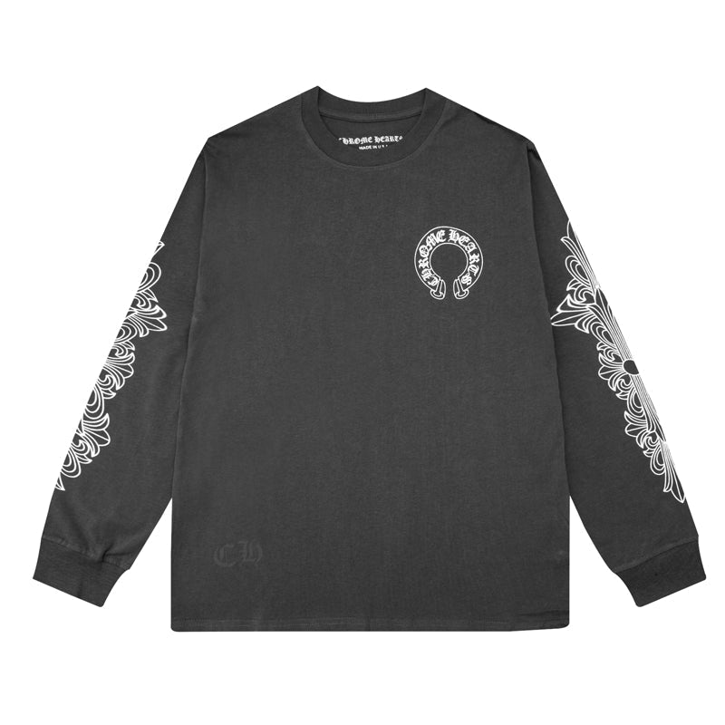クロムハーツ メンズ長袖Tシャツ スウェット K8005