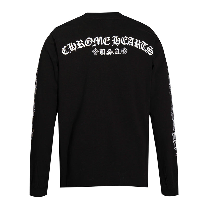 クロムハーツ メンズ長袖Tシャツ スウェット K8005