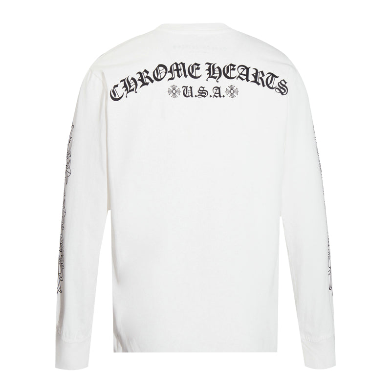 クロムハーツ メンズ長袖Tシャツ スウェット K8005