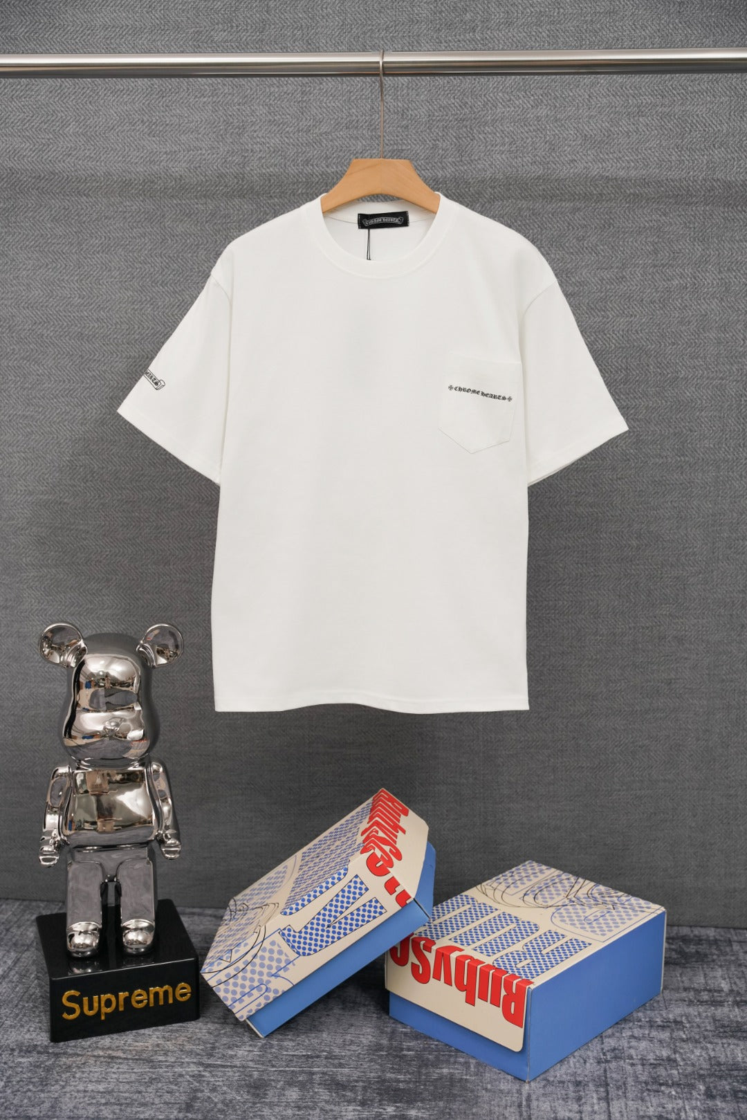 クロムハーツ カスタム リブ 半袖Tシャツ KT33