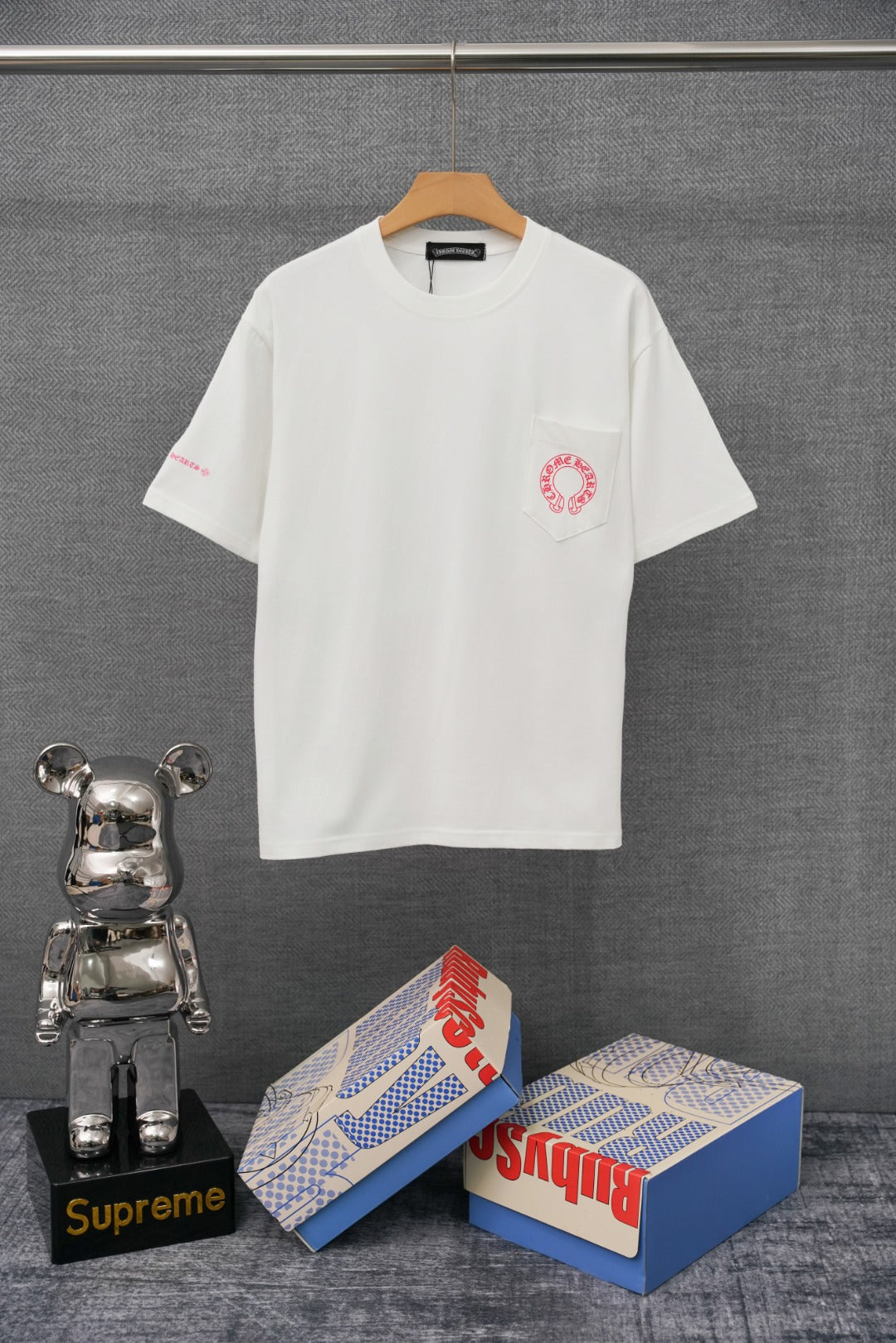 Chrome Hearts サンスクリット文字プリント 半袖Tシャツ KT36