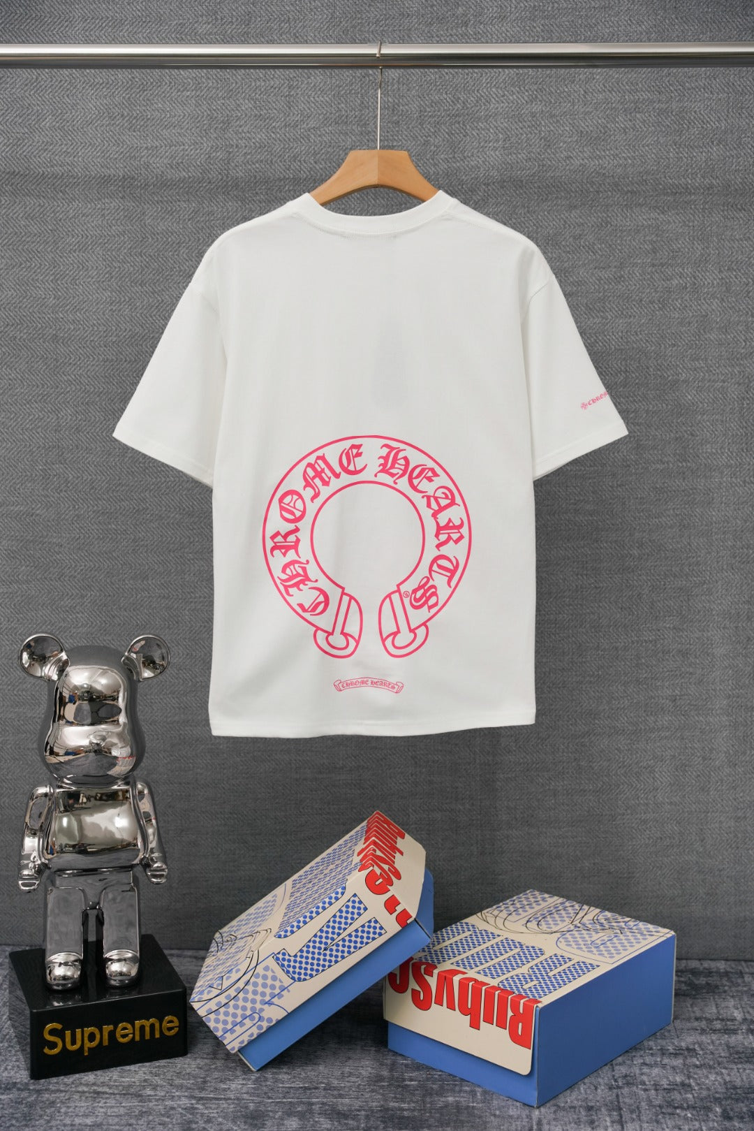 Chrome Hearts サンスクリット文字プリント 半袖Tシャツ KT36