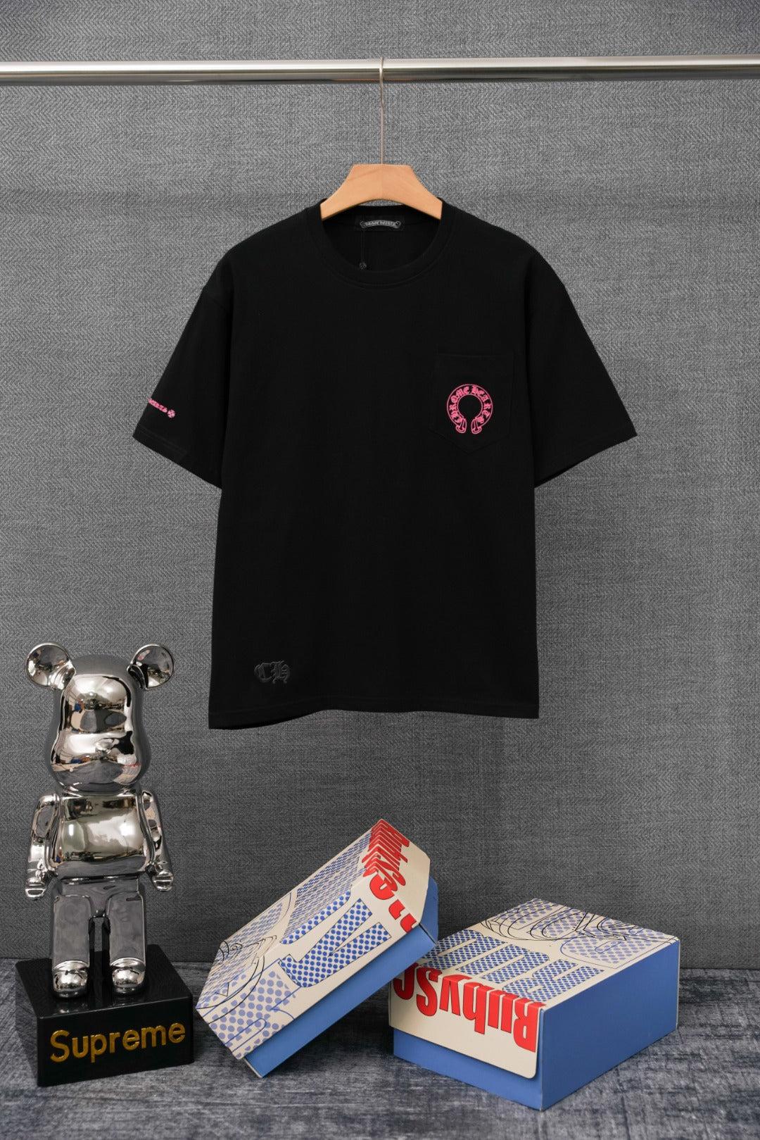 Chrome Hearts サンスクリット文字プリント 半袖Tシャツ KT36